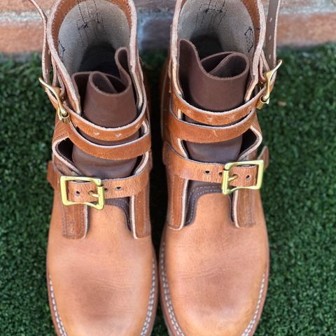 Nicks TankerPro in Horween Natural Dublin