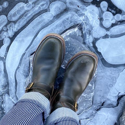 Wesco Mister Lou in Horween Olive Chromexcel