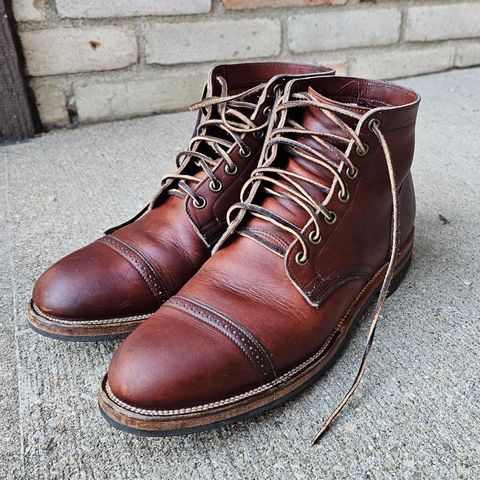 Viberg Service Boot in Horween Saddle Tan Chromepak