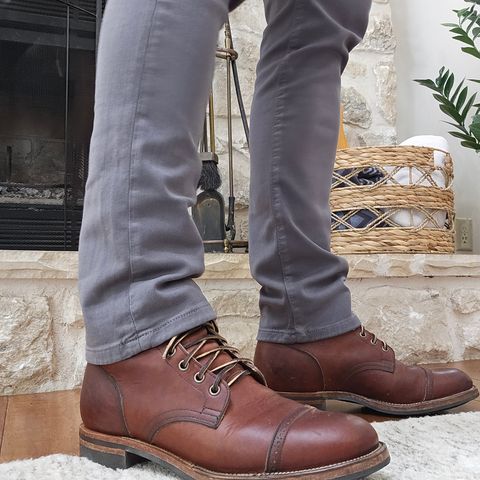Viberg Service Boot in Horween Saddle Tan Chromepak