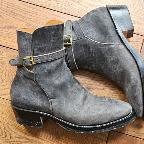 Briselblack The Kai Jodhpur in Maryam Black Waxed Reverse Horsebutt