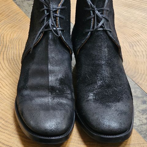 Clinch George Boots in Uneven Horse Suede