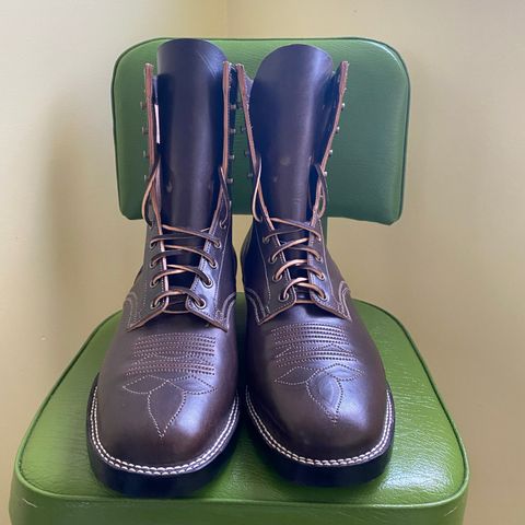 Sherman Boot Works Glanton in Maryam Natural Horsebutt
