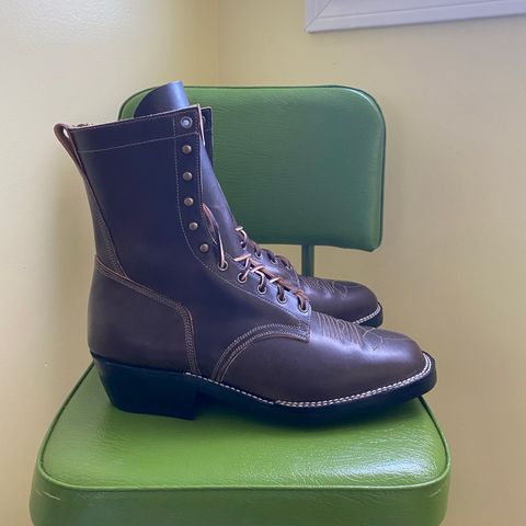 Sherman Boot Works Glanton in Maryam Natural Horsebutt