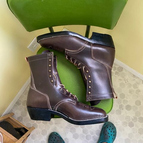 Sherman Boot Works Glanton in Maryam Natural Horsebutt