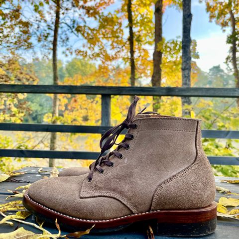 View photo of Midas Service Boot in Horween Natural Chromexcel Roughout