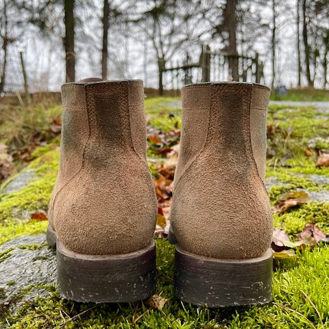 View photo of Midas Service Boot in Horween Natural Chromexcel Roughout