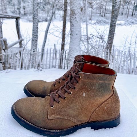 View photo of Midas Service Boot in Horween Natural Chromexcel Roughout