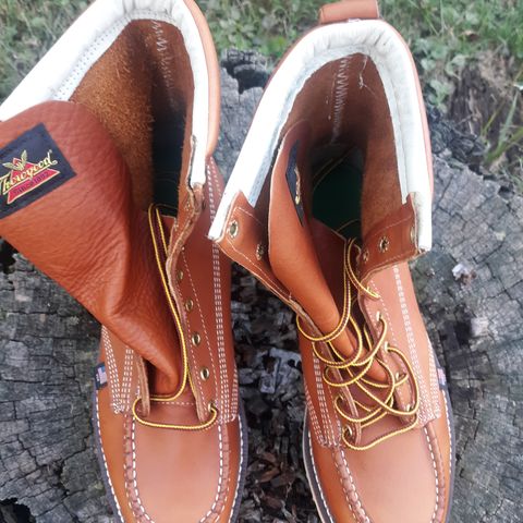Thorogood 8" Moc Toe in Unknown Leather