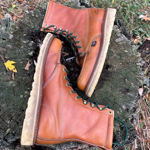 Thorogood 8" Moc Toe in Unknown Leather