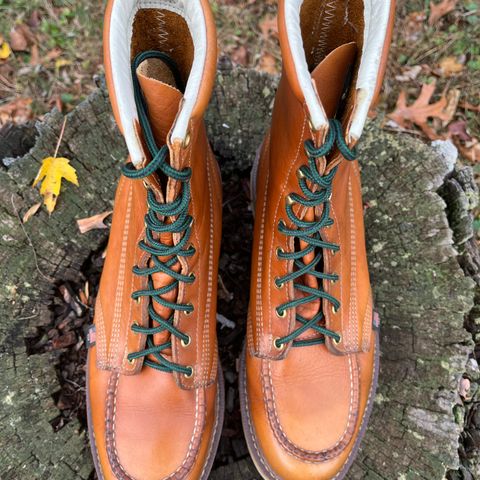 Thorogood 8" Moc Toe in Unknown Leather