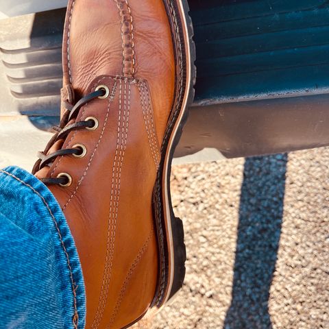 Thorogood 8" Moc Toe in Unknown Leather