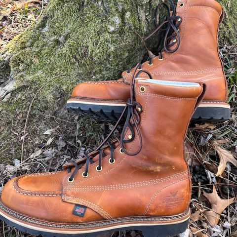 Thorogood 8" Moc Toe in Unknown Leather