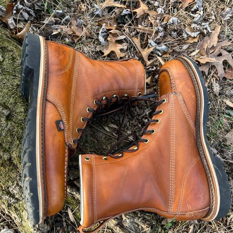 Thorogood 8" Moc Toe in Unknown Leather