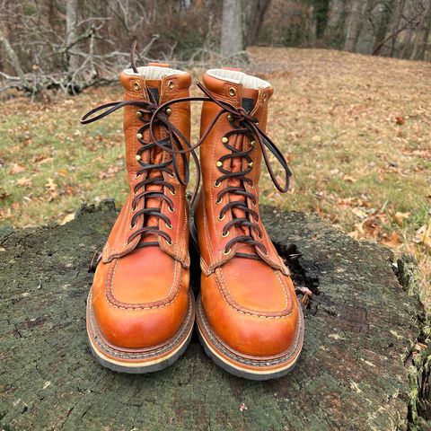 Thorogood 8" Moc Toe in Unknown Leather