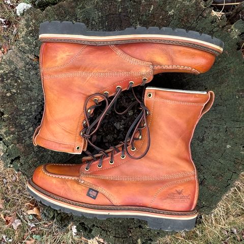 Thorogood 8" Moc Toe in Unknown Leather