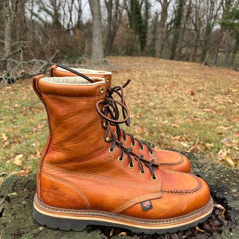 Thorogood 8" Moc Toe in Unknown Leather