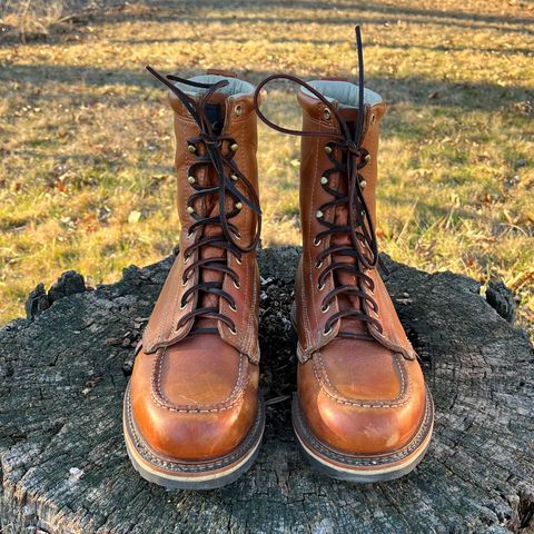 Thorogood 8" Moc Toe in Unknown Leather