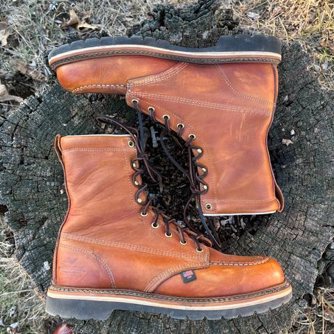 Thorogood 8" Moc Toe in Unknown Leather
