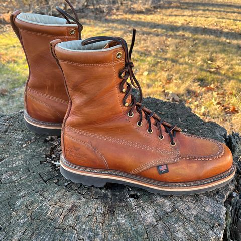 Thorogood 8" Moc Toe in Unknown Leather
