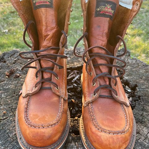 Thorogood 8" Moc Toe in Unknown Leather
