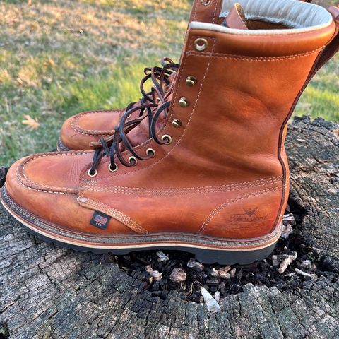 Thorogood 8" Moc Toe in Unknown Leather