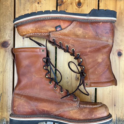 Thorogood 8" Moc Toe in Unknown Leather