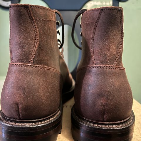 Grant Stone Ottawa Boot in C.F. Stead Tobacco Waxy Commander Suede
