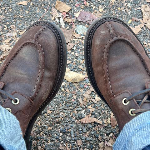 Grant Stone Ottawa Boot in C.F. Stead Tobacco Waxy Commander Suede