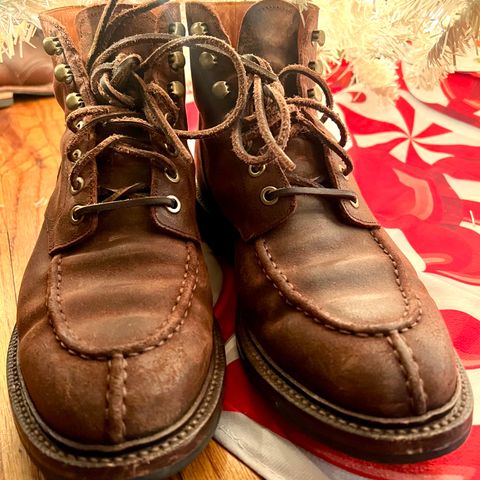 Grant Stone Ottawa Boot in C.F. Stead Tobacco Waxy Commander Suede