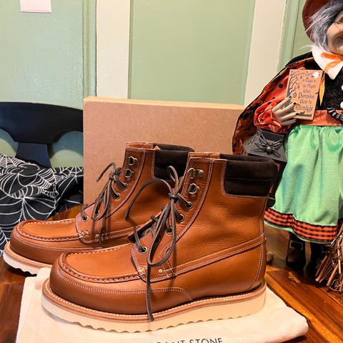 Grant Stone Field Boot in Badalassi Carlo Saddle Tan Minerva