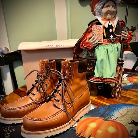 Grant Stone Field Boot in Badalassi Carlo Saddle Tan Minerva