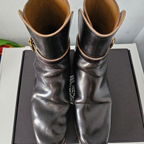 XBXS Jodhpur in Maryam Cuoio Horsebutt Overdyed Black