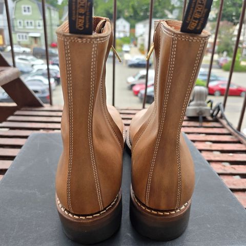 Rolling Dub Trio Casper Boot in Horween Natural Chromexcel