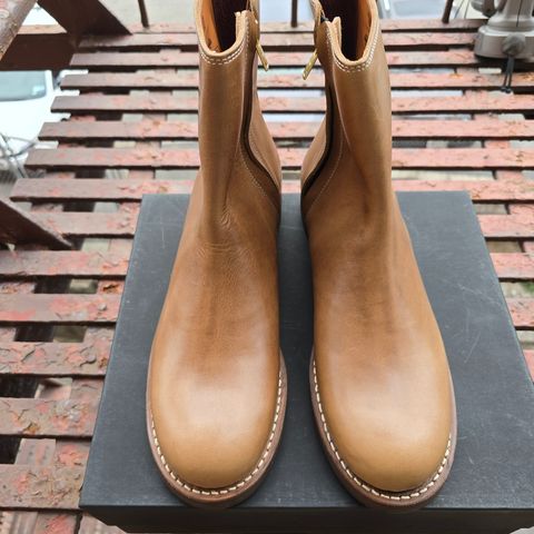 Rolling Dub Trio Casper Boot in Horween Natural Chromexcel