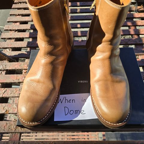 Rolling Dub Trio Casper Boot in Horween Natural Chromexcel