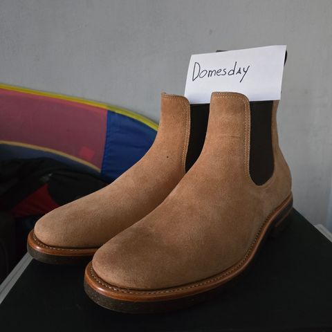 Briselblack The Seventh Chelsea Boot in Maryam Natural Reverse Horsebutt