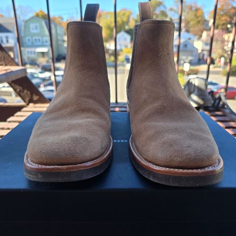 Briselblack The Seventh Chelsea Boot in Maryam Natural Reverse Horsebutt