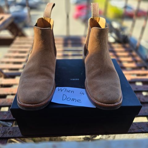 Briselblack The Seventh Chelsea Boot in Maryam Natural Reverse Horsebutt