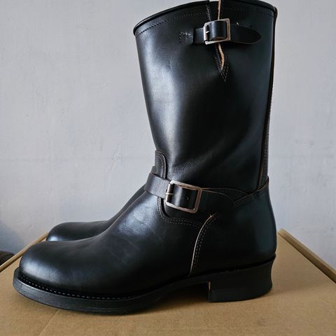 SKOOB Wander Engineer Boots in Maryam Black Teacore Horsebutt