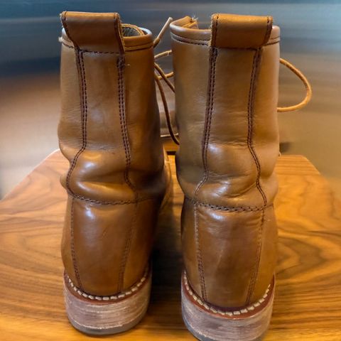 FRYE Veronica Flex Combat in Vintage Pull-up Leather