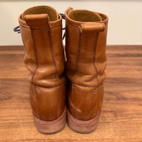 FRYE Veronica Flex Combat in Vintage Pull-up Leather