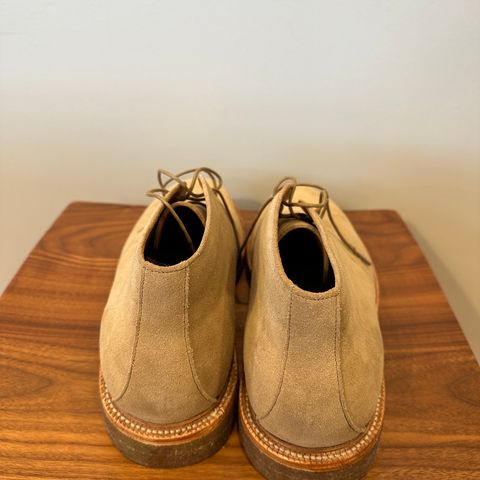 Grant Stone Chukka in C.F. Stead Tan Repello Calf Suede