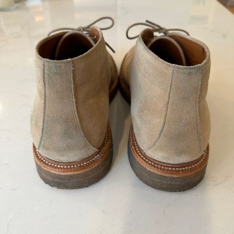 Grant Stone Chukka in C.F. Stead Tan Repello Calf Suede