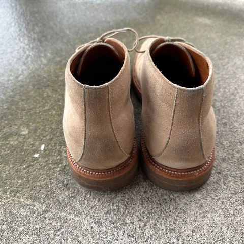 Grant Stone Chukka in C.F. Stead Tan Repello Calf Suede