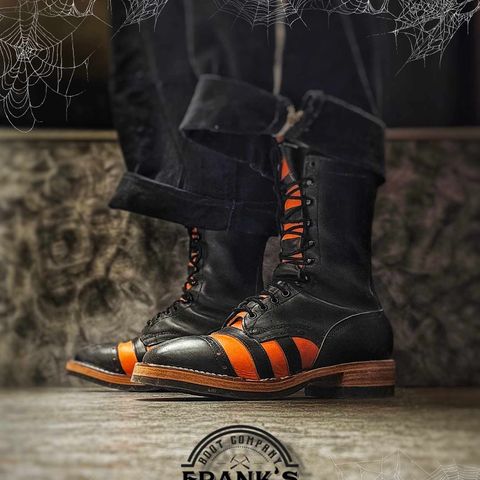 Search result thumbnail of Frank's Boots rebuild stripe in Horween Black Chromexcel