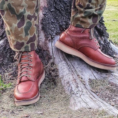 Nicks Moc Toe in Seidel Peanut Tuscon Bison