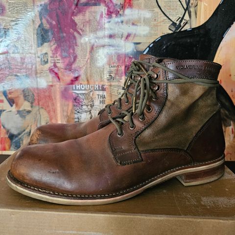 Search result thumbnail of Wolverine 1000 Mile Plain-Toe Boot in Unknown Material