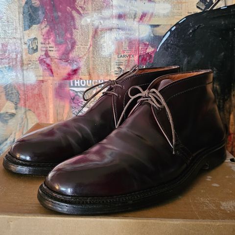 View photo of Alden 2-Eyelet Chukka in Horween Color 8 Shell Cordovan