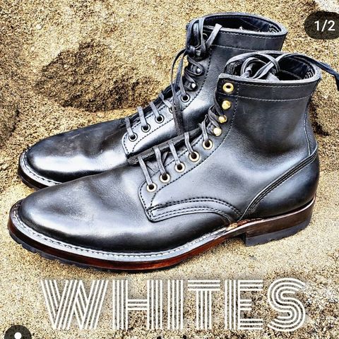 White's MP-Sherman Plain Toe in Seidel Black Domain